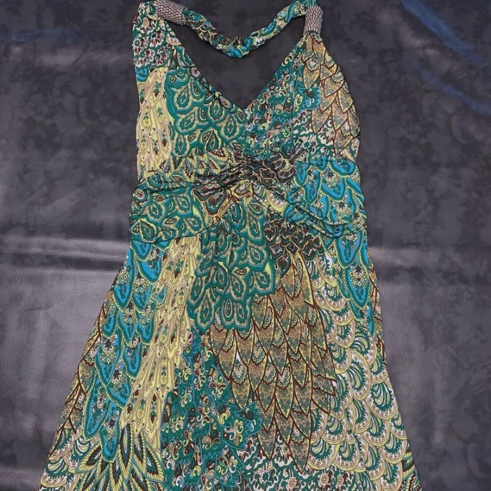 halter top maxi dress